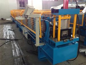 China 3T Manual Decoiler Gutter Roll Forming Machine 320mm Coil Width wholesale