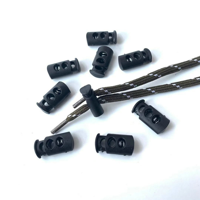 High quality Nylon Cord ender spring Rope toggle plastic stopper in colors for garment