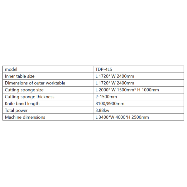2-1500mm Vertical Foam Cutting Machine Fully Automatic Foam Cutting Machine