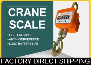 China 10 Ton LCD Display Electronic Weighing Scales Remote Control Heavy Duty Hanging on sale