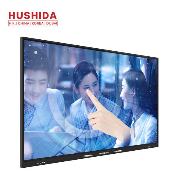 Quality HUSHIDA Teaching All In One Touch Screen Lcd Monitor Multimedia Smart Board 65 Inch for sale