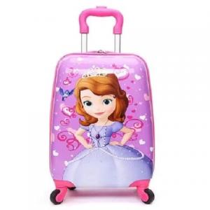 China Multiscene Large Childrens Pink Suitcase Moistureproof Polyester Material wholesale
