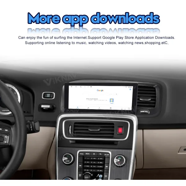 2011-2014 Volvo S60 Touch Screen Car Stereo Radio Tesla Style Android Multimedia Player