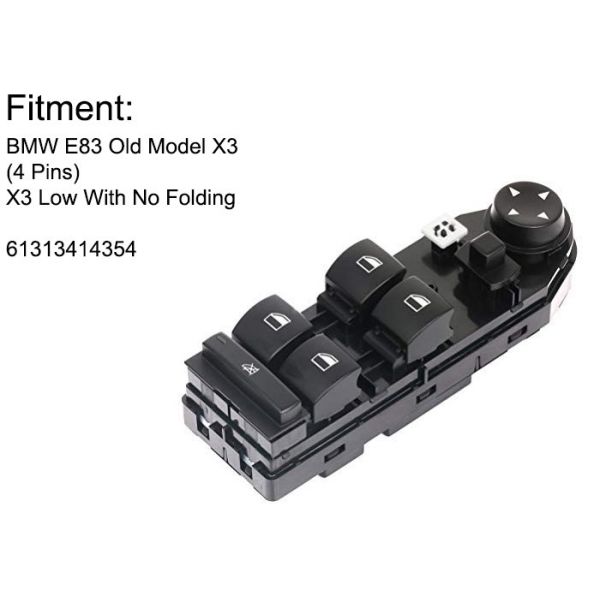 Automatic BMW Power Window Switch , Power Mirror Control Switch For E83 X3