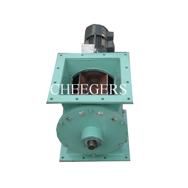 Quality SS400 Steel Rotary Feeder Valve Wood Pellet Timber 6 Inch for sale