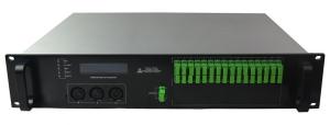 China fiber optical amplifier 2U rack 32 port output CATV EDFA 19dBm each port output power wholesale
