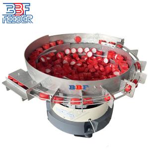 China Conveyor System Cap Bowl Feeder Crown Lids Flip Top Cap Vibrating Linear Feeder wholesale