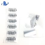 Custom Print Tamper Proof Warranty VOID Sticker With Strong Adhesion