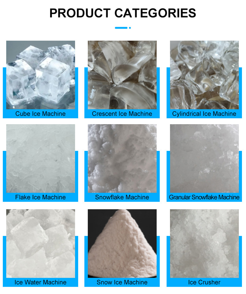 760*850*1100mm 149kg LZ-500 Large Capacity Cube Maker Ice Suppliers for Commercial