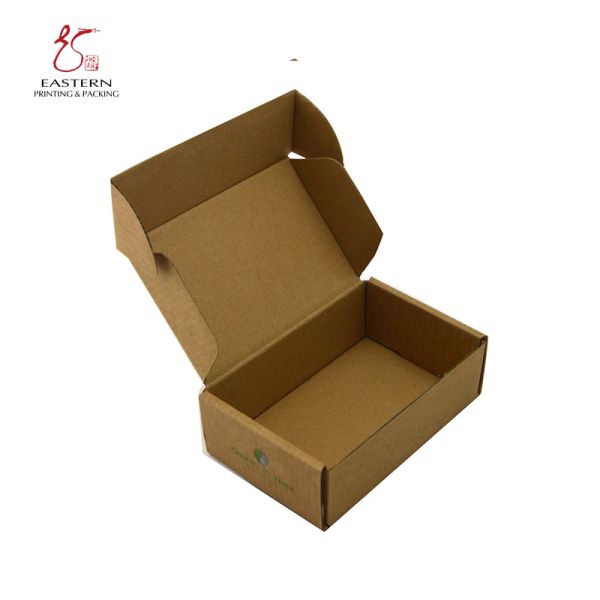 Stamping Corrugated Cardboard Shipping Boxes Biodegradable Custom Mailer Boxes