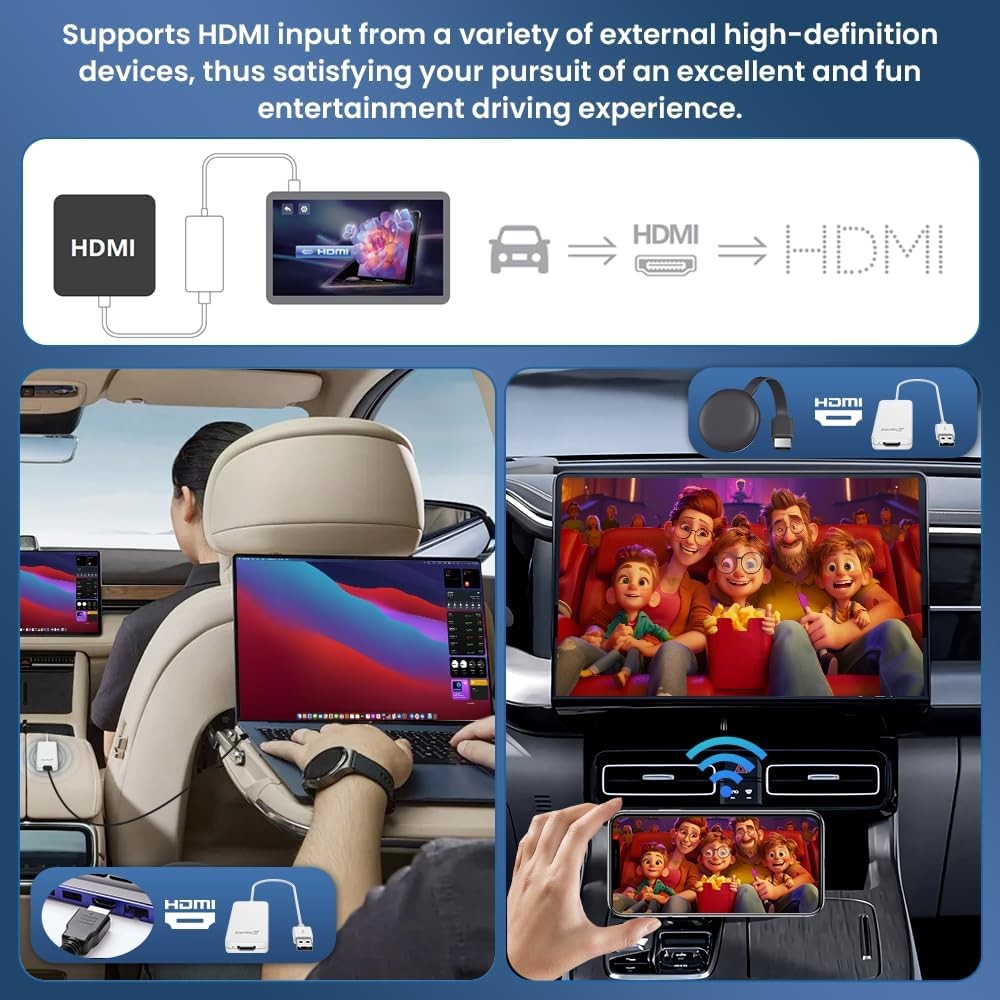 Carplay To HDMI Hd2Cp Multimedia Box High Definition Interface Cars TV Mate Universal Carplay Adapter
