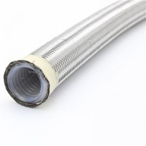 China PTFE Flexible Hose Stainless Steel Wire Braided Corrugated PTFE Hose wholesale