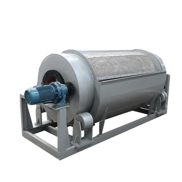 Quality 5000L/Hour Sugarcane Bagasse Paper Pulp Seaweed Dewatering Separator Micro Screen Rotary Drum Filter for sale
