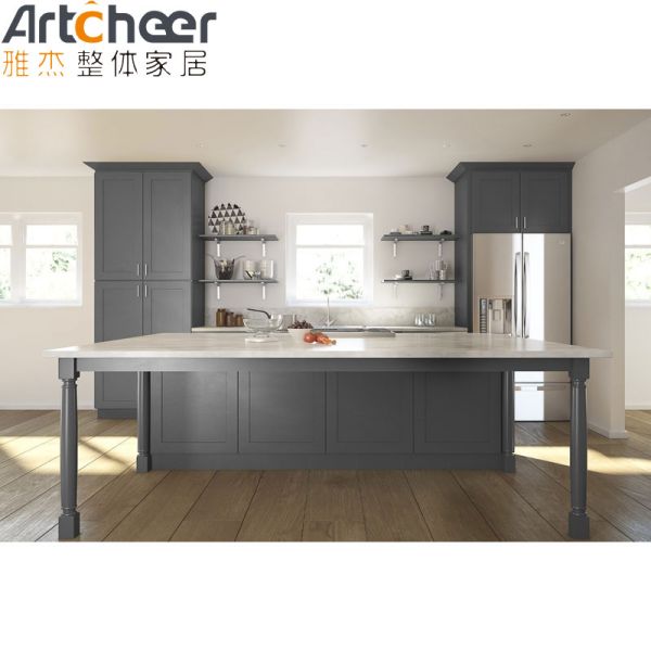 Modern Design Oak Cabinet for Stylish Solid Wood Kitchen Organization
