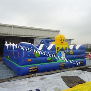 China Jungle themed inflatable obstacle course , inflatable playground balloon wholesale
