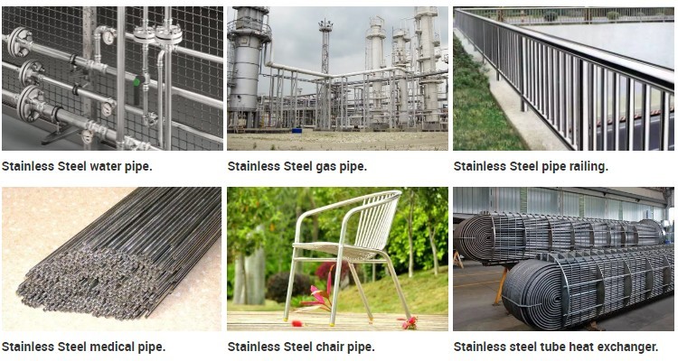 Construction 4K Finished 304H Stainless Steel Pipe 19mm 2205 DIN JIS GB