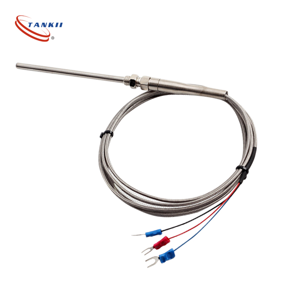 Portable PVC Insulated With Metal Sheath Pt100 & RTD Sensor For Food And Beverage Industry Temperature Measurement