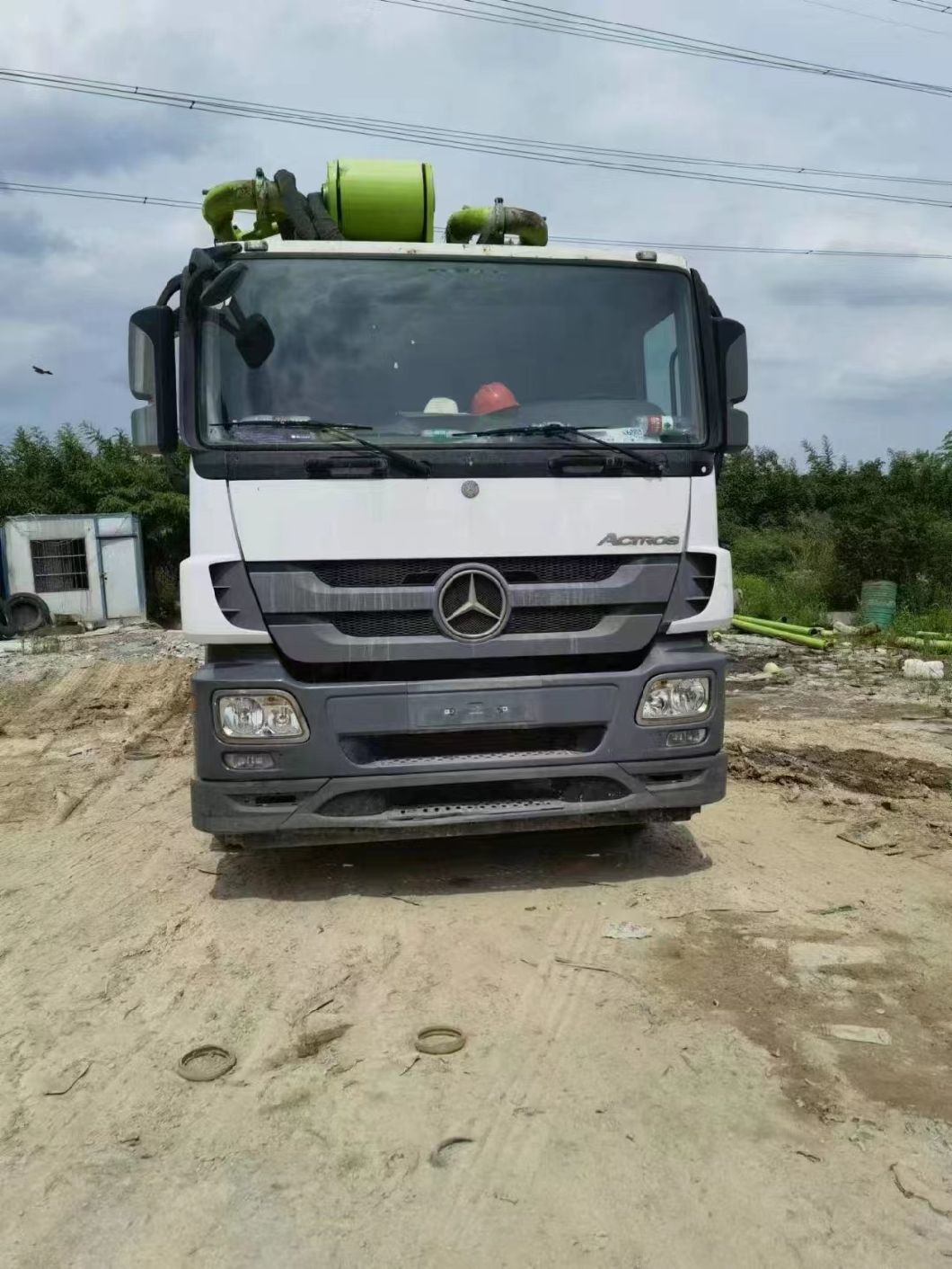 Used Concrete Pump Truck Concrete Boom Pump Concrete Mixer 63m Machine Equipment