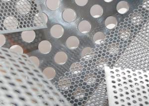 Perforated Stainless Steel Mesh Metal With Various Coatings Hole Diameters 0.5mm-20mm