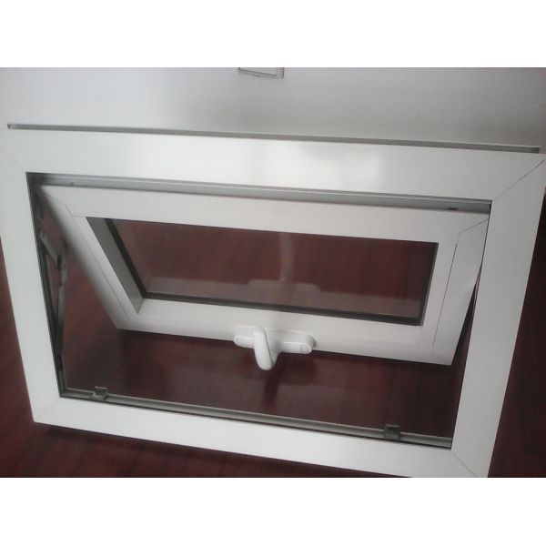 Awning Plastic PVC Window Automatic Top Hung Double Glazed Windows