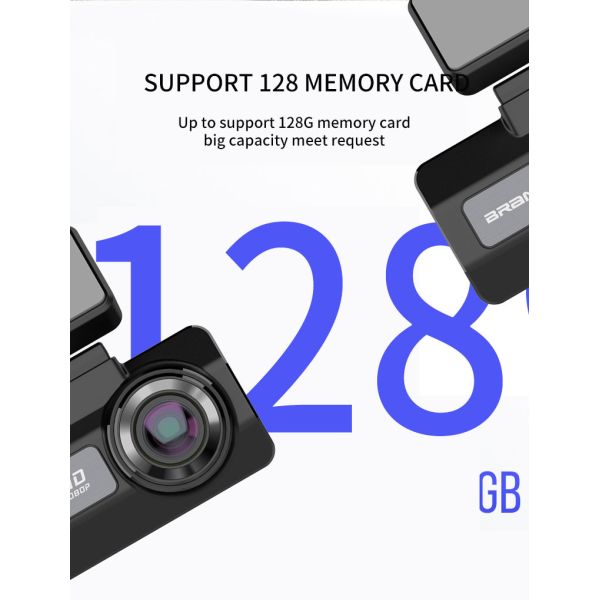 30fps 170 Degree Wide Angle Dash Camera Night Vision G Sensor Car Camera Driving Video Recorder