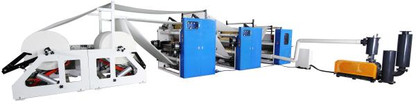 Quality PLC Tissue Paper Production Line With Steel To Steel Embossing Unit for sale