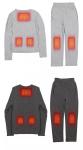 Far Infrared Electric Heated Clothes Graphene Film Material USB Charging