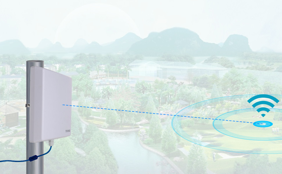 USB Desktop PC Wifi Antenna , 150mbps High Gain Router Antenna