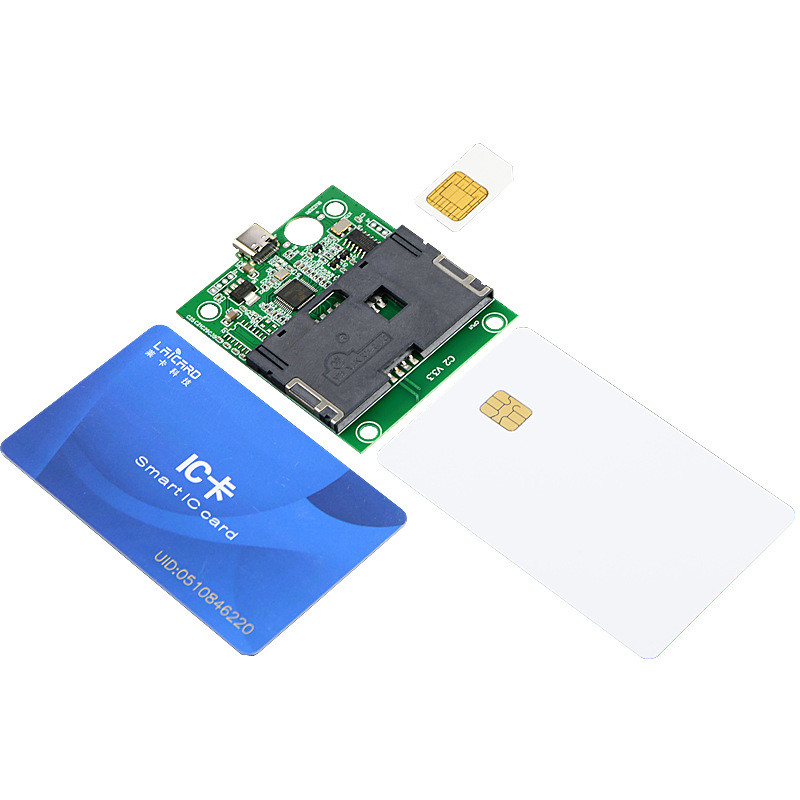C2-AMU-00 Dual-Interface 2-in-1 IC Card Reader Module ISO14443A Protocol Reader ISO7816 Protocol Reader