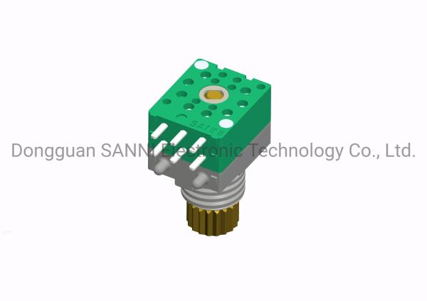 Quality Shaft Sealed 16 Bit Rotary Encoder Dual Unit For Walkie Talkie Interphone for sale