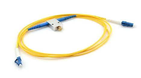 Customized Variable Fibre Optic Patch Leads Voa In Line Attenuator Sm / Mm 0~60db