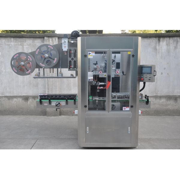 Double Head High Speed Sleeve Labeling Machine 304 Stainless Steel