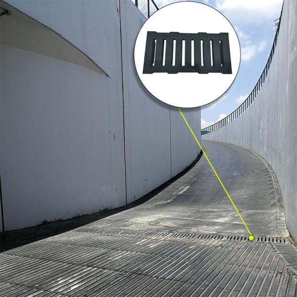 Quality Anti-Slip 600mm Manhole Rubber Cover Mats With High Quality Equestrian Access Drain Grate for sale