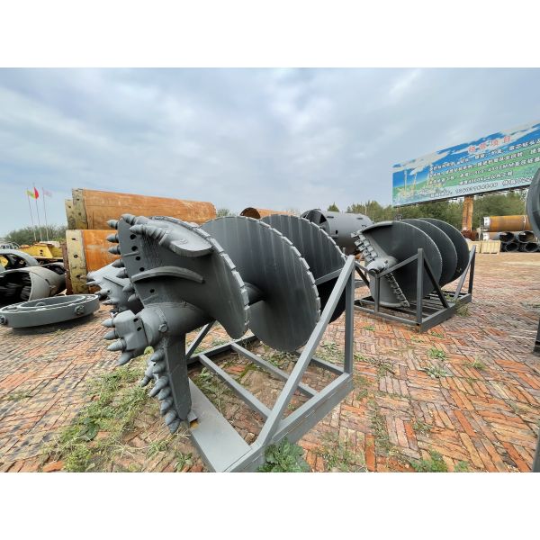 Construction Drilling Tools Hard Rock Auger Double / Single Cut Q355d