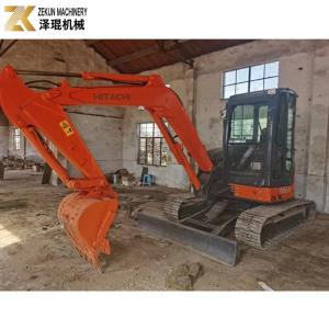 China Hitachi ZX55 Used Mini Excavator 5.5 Ton ZX55U ZX55UR with Original Hydraulic Pump wholesale