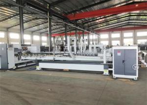 China Automatic Folder Gluer Machine Stitching Machine For Corrugated Carton Box 150-180 M / Min wholesale