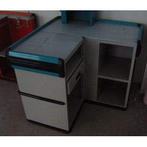 China Small Supermarket / Grocery Store Checkout Counters , Checkout Counters For Retail Stores wholesale