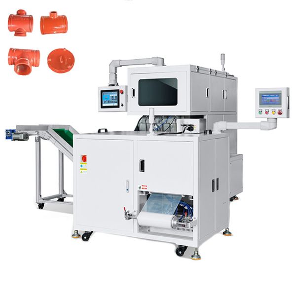 Plastic Pipe Fitting Parts Vision Counting Packing Machine High Efficient