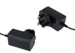 Certified Efficiency 24W Switching Power Adapter 12V DC Output Overload