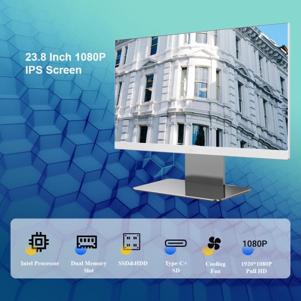 Quality Pc Curved I9 I7 16 Gb 24 27 Inch Gaming Touch Screen Desktop Monoblock All In One Computers for sale