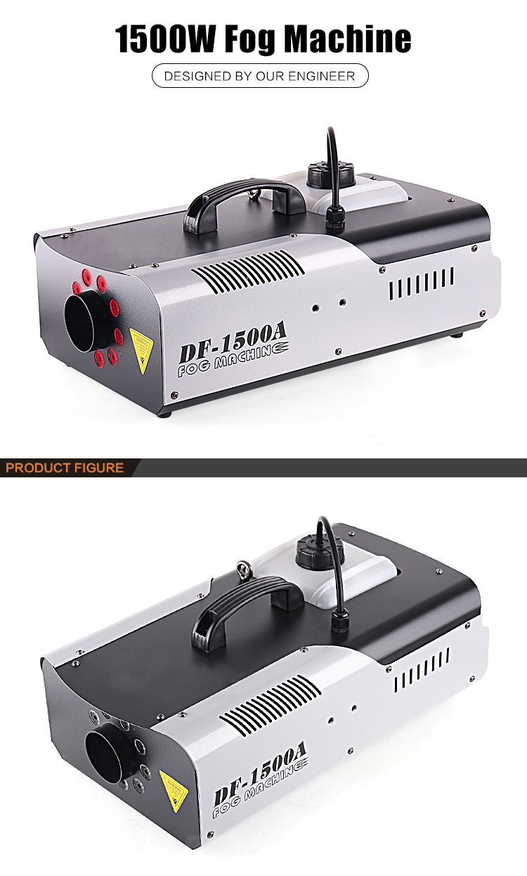 DMX512 Control 1500W Smoke Fog Machine for Stage Lighting at Wedding Party