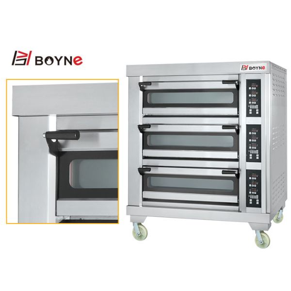 Stainless Steel Visible Baking Oven Three Layer Nine Trays Electric Oven kitchen ware
