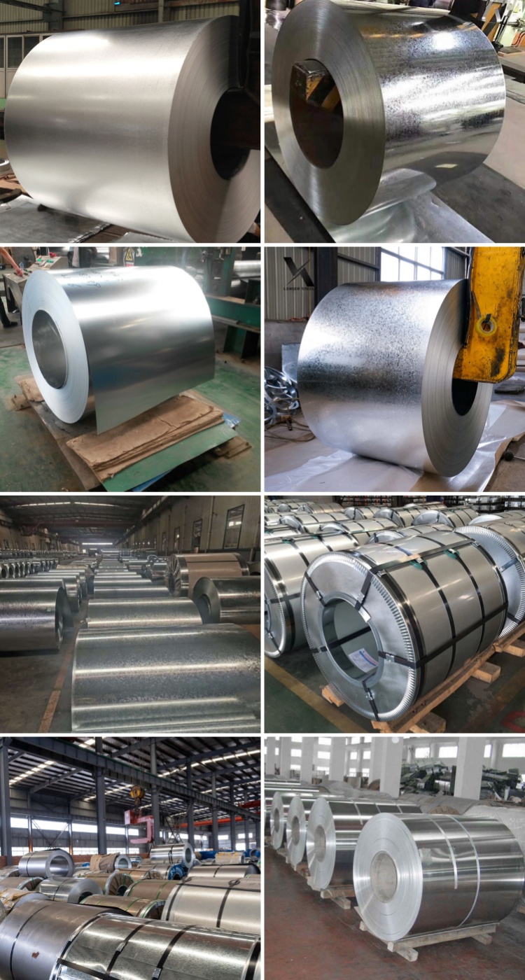 Dx51d Dx52d Dx53d gp coils galvanized steel for corrugated sheet manufacturing equipment