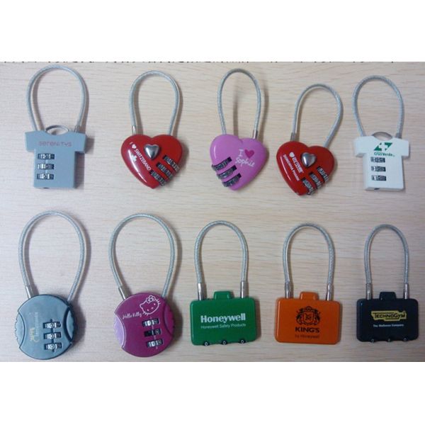 heart shape Wire combination lock for Lovers