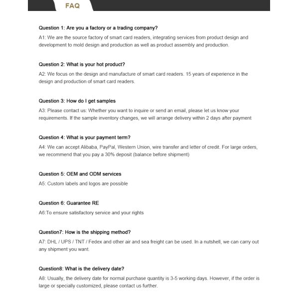 Boutique Customization Cashless square Card Reader Device