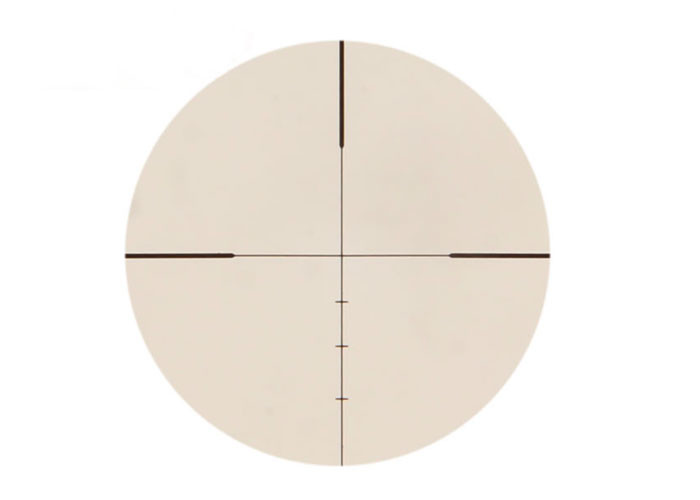 ANS 3 - 9X40E Illuminated Reticle Scope 1 / 2MOA Matte Finish With Side Rail