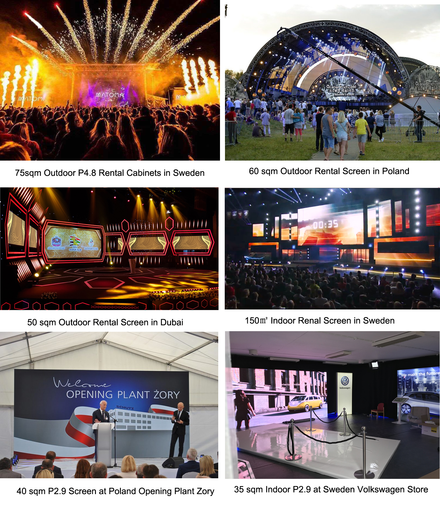 320x160mm Size Wall Mounted Fixed LED Display P10 For Commercial Advertising