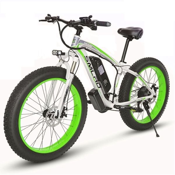 1000W Motor 13AH Lithium Battery Electric Bike SMLRO XDC600 26x4.0 inch Fat Tire E-Bike