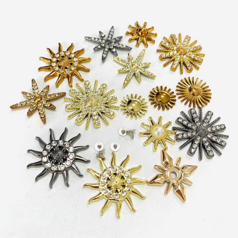 2021garment accessory rhinestone decoration plastic rivet for women shoes