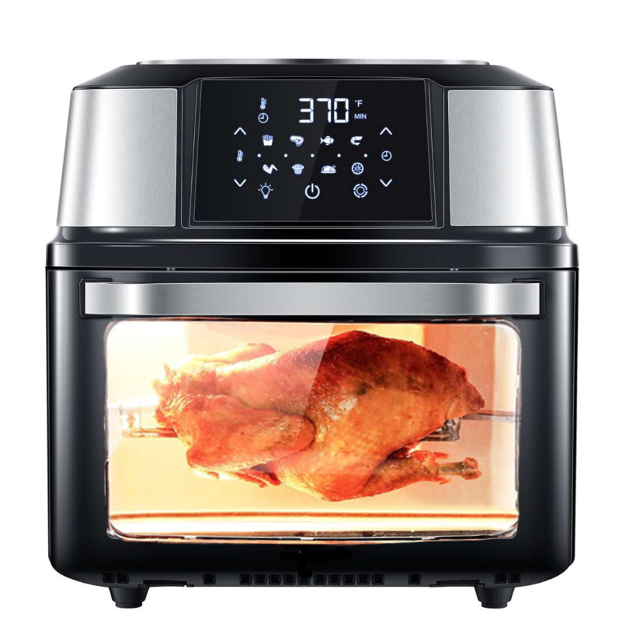 1800W 12L Digital Air Fryer Oven Oilless Cooker Multi function Toaster With 12 Cooking Recipes